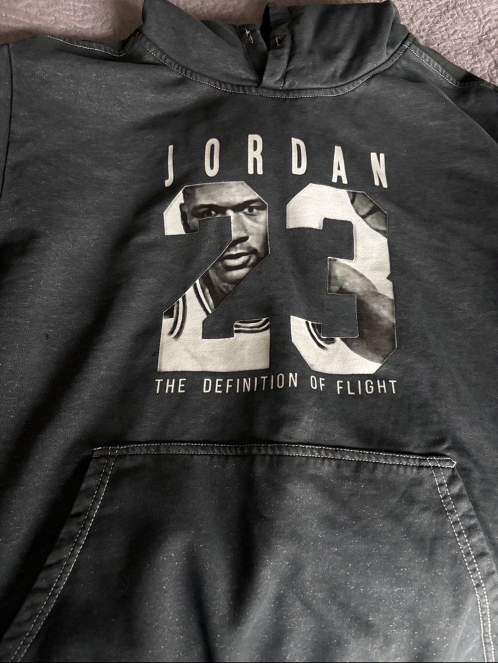 Jordan Black '23' Graphic Pullover Hoodie